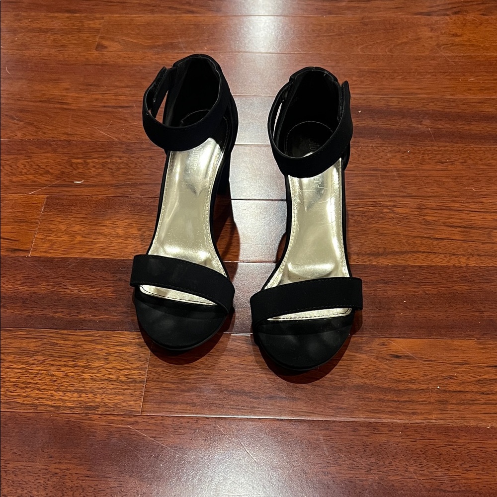 Chic Black Kids Dress Shoes